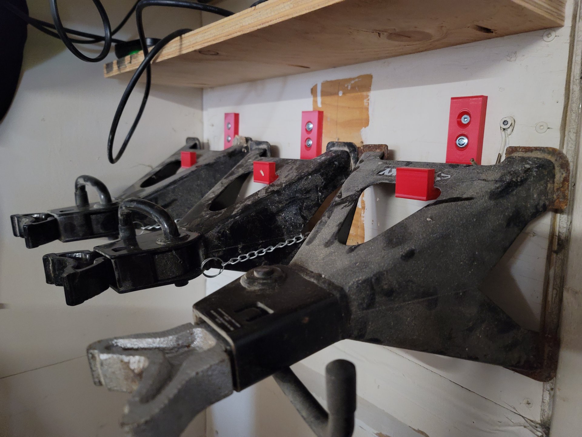 Jack Stand Wall Hooks