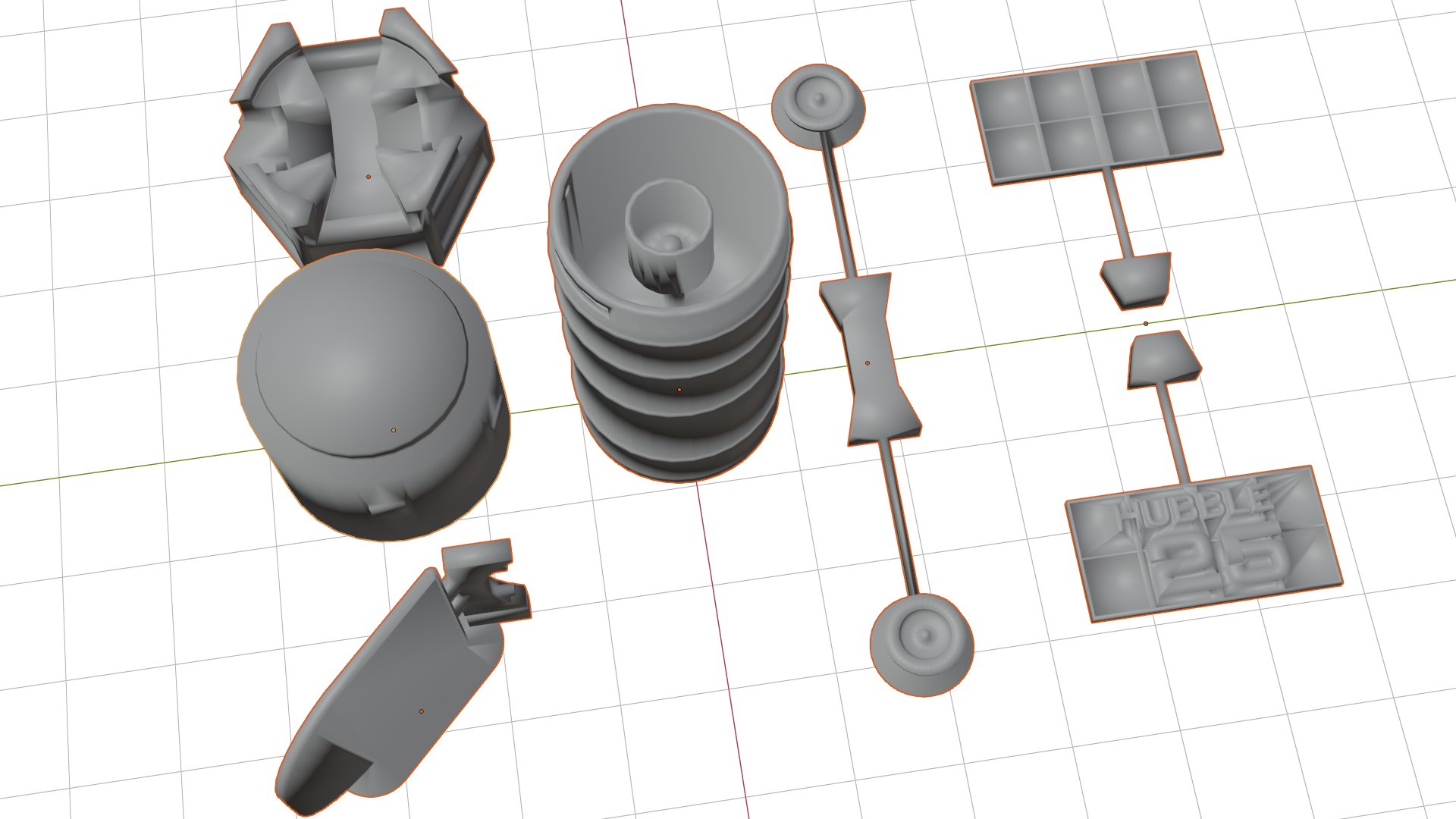 Hubble 25th Anniversary Model